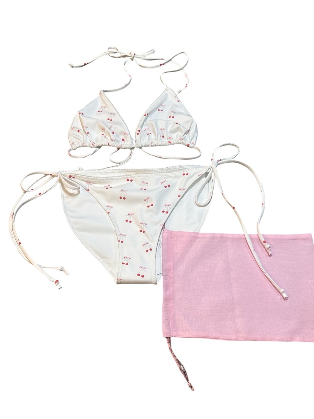 LoveShackFancy Harbor Cherry Bikini set - Picture 7 of 11